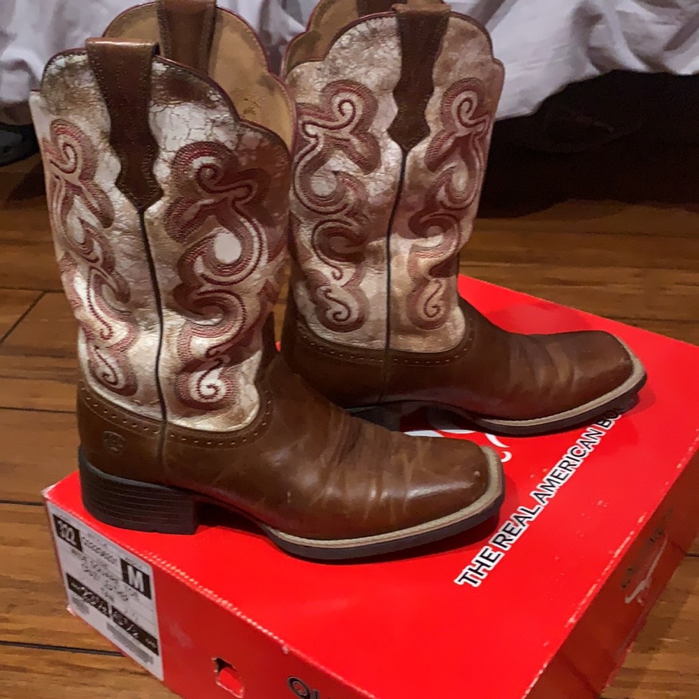 Arias -Quickdraw Square Toe Boots - image 4